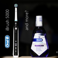 #晒单大赛#有蓝牙更干净？Oral-B 欧乐-B iBrush 5000 电动牙刷 + 7效护龈漱口水 开箱+短测评