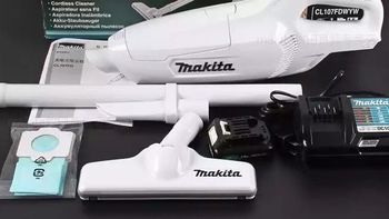 #原创新人#中小户型日常清洁性价比之选—makita 牧田 CL107FD充电式12V 家用手持无线吸尘机