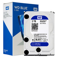 西部数据(WD)蓝盘 3TB SATA6Gb/s 64M 台式机硬盘(WD30EZRZ)