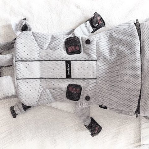 #晒单大赛#BABYBJORN  Baby Carrier One - Silver，Mesh 婴儿背带 开箱