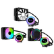 256色RGB幻彩：JONSBO 乔思伯 发布 TW2-120“天使眼”系列水冷散热器