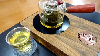 #晒单大赛#高颜值煮茶组合：三界 观山 电陶炉 + 新羽 木璃 手工侧把壶