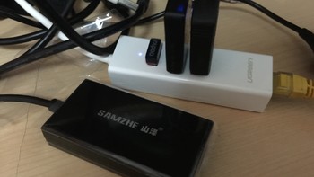 超极本的福音：UGREEN 绿联 +  SAMZHE 山泽 type-c 转 有线网卡 USB HUB 集线器 开箱