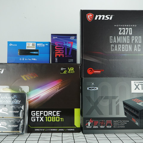 #原创新人#吃鸡就是正义！INTEL 英特尔 第八代酷睿 i7 8700K CPU 与 MSI 微星 GTX1080Ti 显卡 装机秀