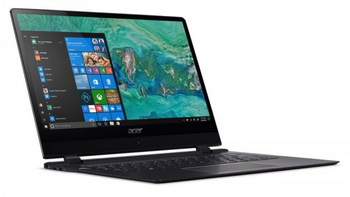 #CES2018新品速递#轻薄0噪音+英特尔LTE：acer 宏碁 发布 新Swift 7 和 Spin 3 笔记本电脑