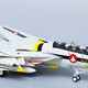 Calibre Wings 太空堡垒 1/72 F-14 S Type 骷髅小队 福卡机涂装 晒单