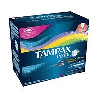 Tampax Pearl Tampons Plastic Applicators, Unscented, Triple Pack, Light/Regular/Super, 50, 50 ea - 2pc