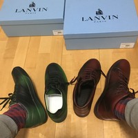 Lavin 浪凡 air-brushed 刷色板鞋 两连开