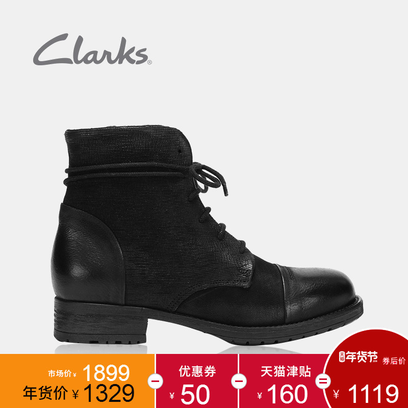 迟到的圣诞节礼物clarks 其乐  Adelia Stone 英伦马丁短靴 开箱