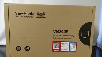 #原创新人#24寸千元办公显示器 ViewSonic 优派 VG2448 显示器 开箱