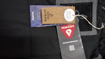 P棉不要钱~170g/㎡ primaloft填充 prana kerrick 休闲保暖棉服