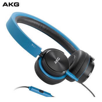 颜值即正义，一抹骚蓝色：AKG 爱科技 Y40耳机 晒单