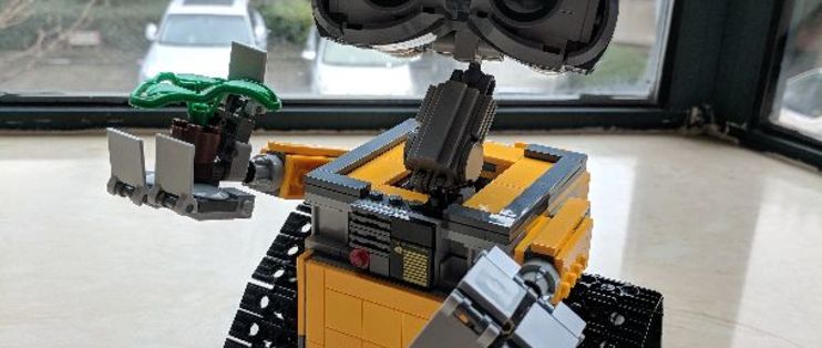 乐高巨坑入不得！迟到的瓦力伪开箱:LEGO 乐高21303 WALL·E_拼插积木_ 