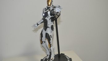 #本站首晒#HOTTOYS MMS214 Iron Man3 钢铁侠3 MK39 Star Boost 双子星战甲 