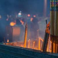 游记：年三十夜宝莲寺随拍