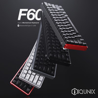 iQunix F60有线蓝牙双模60%机械键盘客制化全无冲PBT键帽cherry轴