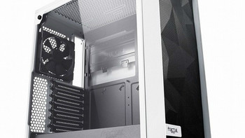 极简黑白撞色：Fractal Design 佛瑞克托设计 发布 Meshify C TG 极光白 机箱