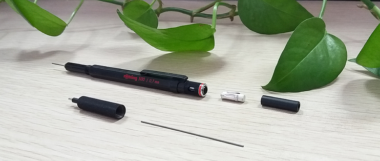 信仰加成还是头脑发热 Rotring 红环500 自动铅笔开箱体验 铅笔 什么值得买