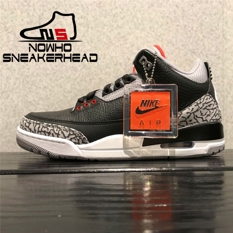 #原创新人# Air Jordan 3 飞人乔丹黑水泥开箱——经典归来！