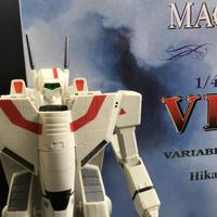 #全民分享季#Macross 太空堡垒 YAMATO 1/48 VF-1J 瑞克(一条辉) 小队长机