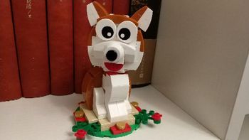 乐高 篇一：#原创新人#Lego 乐高 40235 生肖狗，了解一下？ 