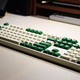  真的是背着女朋友买的：第三把利奥博德FC900R PD白绿机械键盘　