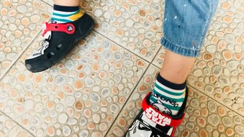 #全民分享季#晒晒多渠道购买的宝宝crocs洞洞鞋