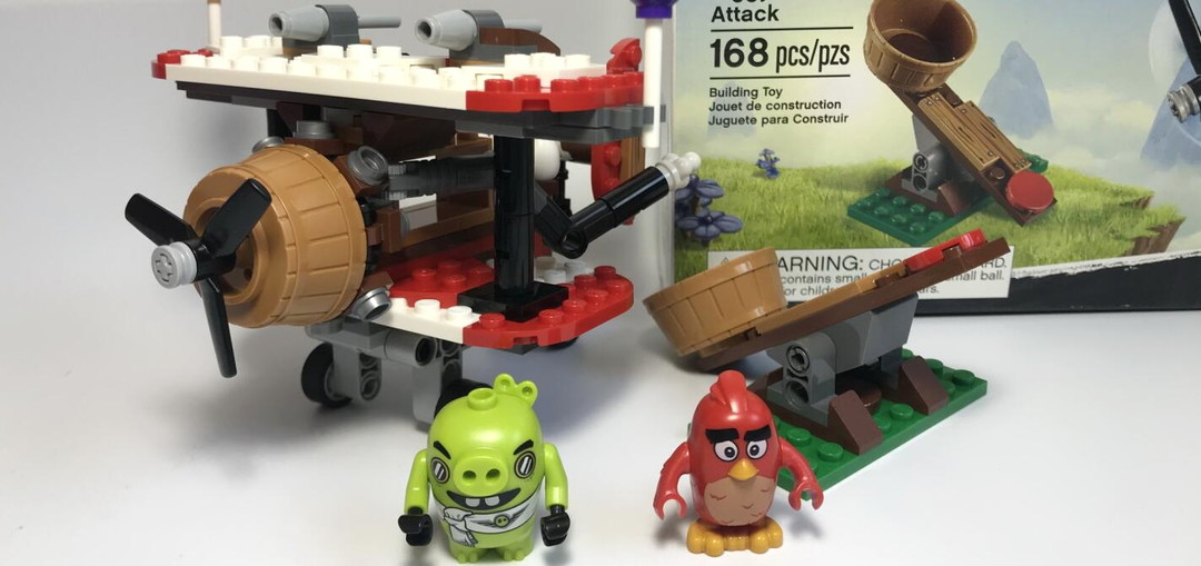 乐高 Angry Birds 愤怒的小鸟系列 75824 捣毁猪猪城堡