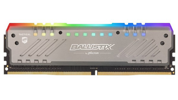 支持RGB幻彩同步、3D打印：crucial 英睿达 发布 Ballistix Tactical Tracer DDR4内存