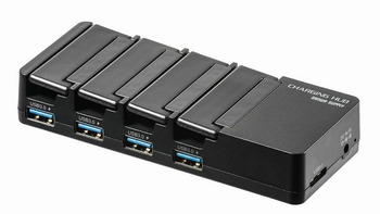 简化桌面走线：SANWA SUPPLY 山业 发布 USB 3.0 HUB 充电器