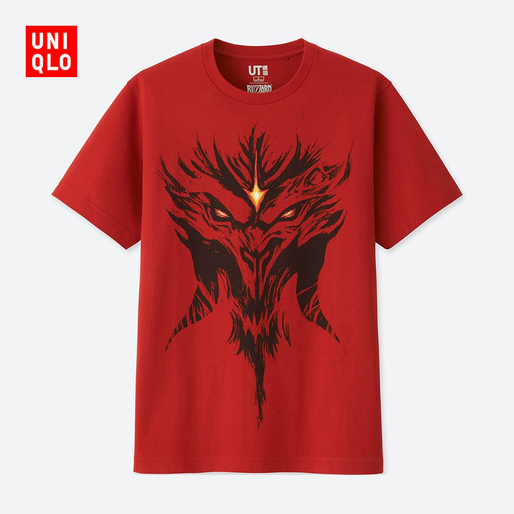 充值信仰—UNIQLO 优衣库 XBLIZZARD 暴雪 Diablo 暗黑破坏神 大菠萝T（女汉子真人兽）