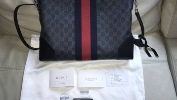来自老婆的520礼物：Gucci 古驰 Supreme系列单肩包晒单