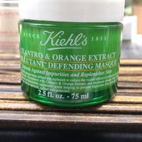 kiehl's科颜氏芫荽橙萃净澈防护面膜草本香橙抗污染面膜测评
