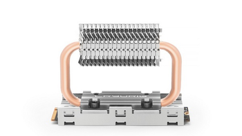 不干涉扩展、带热管：CRYORIG 快睿 发布 Frostbit M.2 SSD散热器