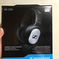 Sennheiser 森海塞尔 HD206 专业录音监听耳机开箱晒物分享
