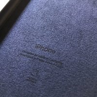 手机周边 篇一：Apple iPhone 7 plus 官方皮壳保护壳午夜蓝开箱