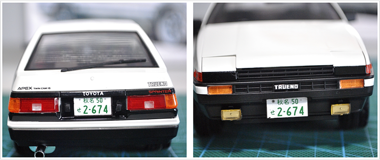 去年买给自己的18年6 1节礼物 青岛社1 24预上色头文字d初期版 汽车模型 什么值得买