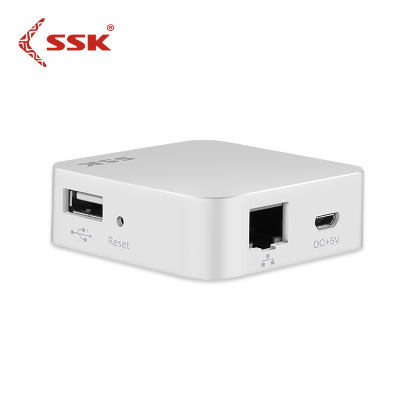 SSK无线存储扩展器，轻松组建家庭微型媒体中心