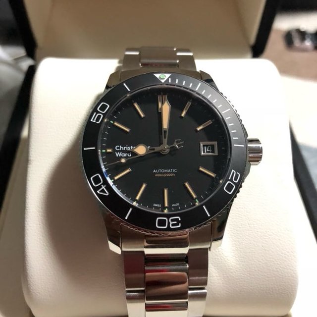 Christopher Ward C60 38mm款 潜水表开箱晒单