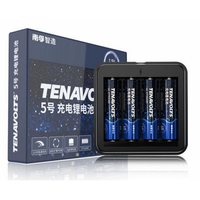 持久1.5V、1.8小时可充满：NANFU 南孚 发布 Tenavolts 5号充电锂电池（4粒装） 