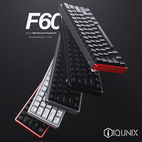 F60蓝牙双模机械键盘无线60%金属全键无冲PBT键帽cherry轴 IQUNIX