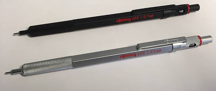 一支永流传 Rotring 红环600 自动铅笔开箱 铅笔 什么值得买