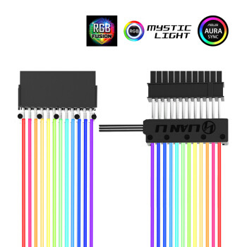 补完RGB的最后一块版图，联力24Pin霓彩电源线开箱试用