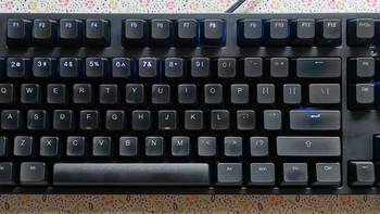 ABS键帽加身—ikbc F87黑色红轴机械键盘 晒物