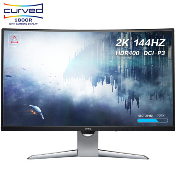 曲面屏到底有多爽？感觉自己在战场！BenQ 明基 EX3203R 显示器测评！