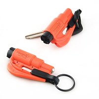 RESQME The Original Keychain Car Escape Tool, Made in USA (Orange) - Pack of 2