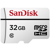 闪迪（SanDisk）32GB TF（MicroSD）存储卡 行车记录仪&安防监控专用 高度耐用 家庭监控的理想选择