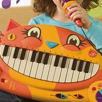 拔草爆款B.Toys大嘴猫电子琴：富有颜值、带有乐趣