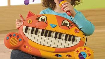 拔草爆款B.Toys大嘴猫电子琴：富有颜值、带有乐趣