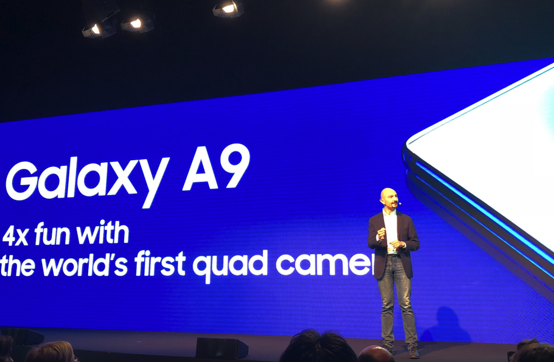 SAMSUNG 三星 发布 Galaxy A9（2018）智能手机，首款后置四摄、广角长焦景深全都要